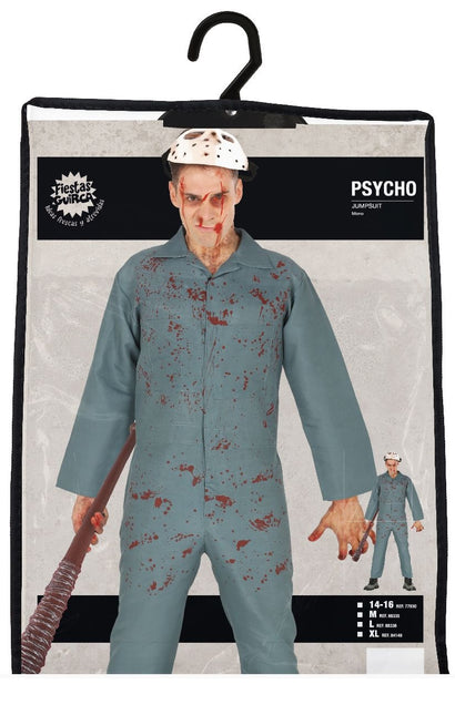 Psycho Halloween Kostuum Heren jumpsuit