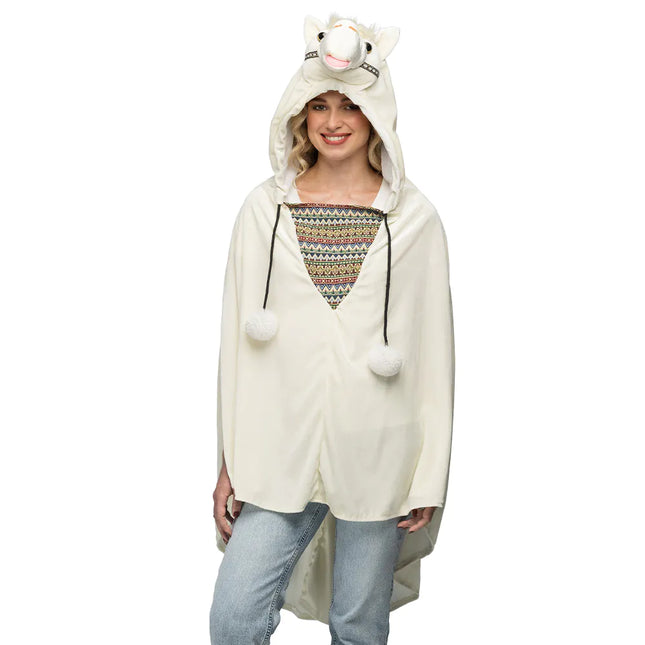 Poncho Llama One Size