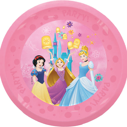 Disney Prinsessen Borden Herbruikbaar 21cm 4st