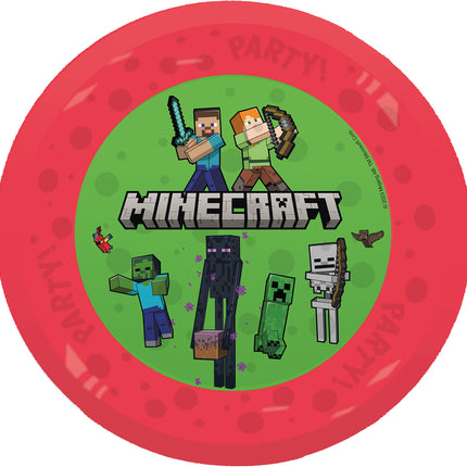 Minecraft Borden Herbruikbaar 21cm 4st