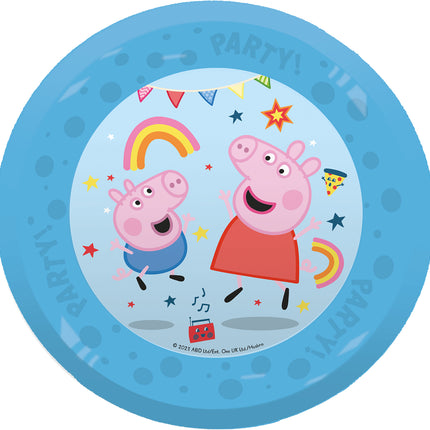 Peppa Pig Borden Herbruikbaar 21cm 4st