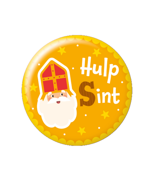 Sinterklaas Button Hulp Sint 5,5cm