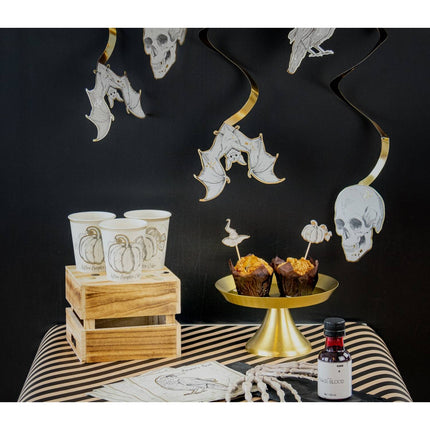 Halloween Hangdecoratie Creepy Curiosities 60cm 6st