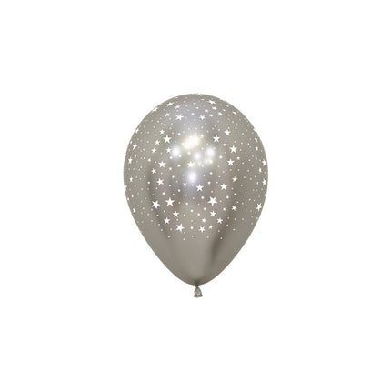 Ballonnen Stars Reflex Mix 12cm 50st