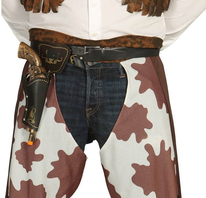 Nep Geweer Revolver Cowboy met Holster 29cm