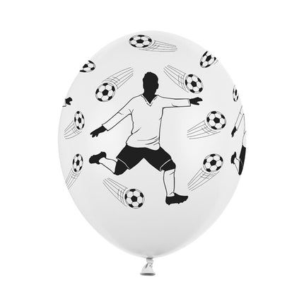 Voetbal Ballonnen 30cm 6st