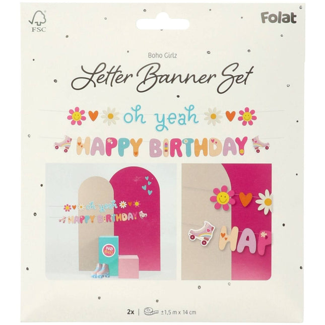 Happy Birthday Letterslinger Emoij 1,5m