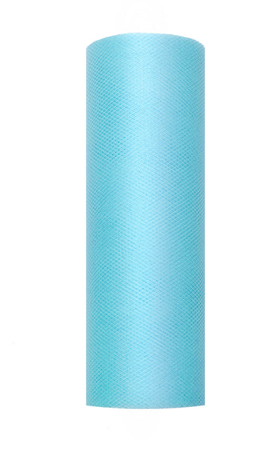 Turquoise Tule Rol 15cm 9m