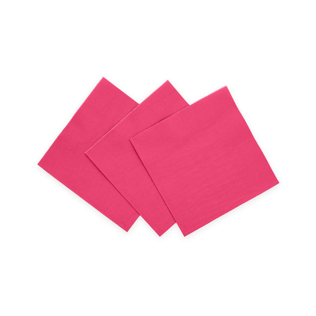 Fuchsia Servetten 3 Laags 24cm 20st