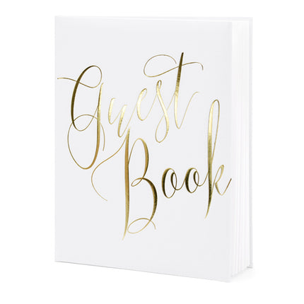 Gastenboek Gouden Letters 24,5cm