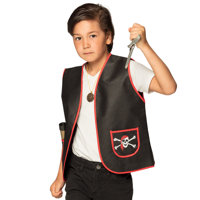 Piraten Vest Jongen 4/6 jaar