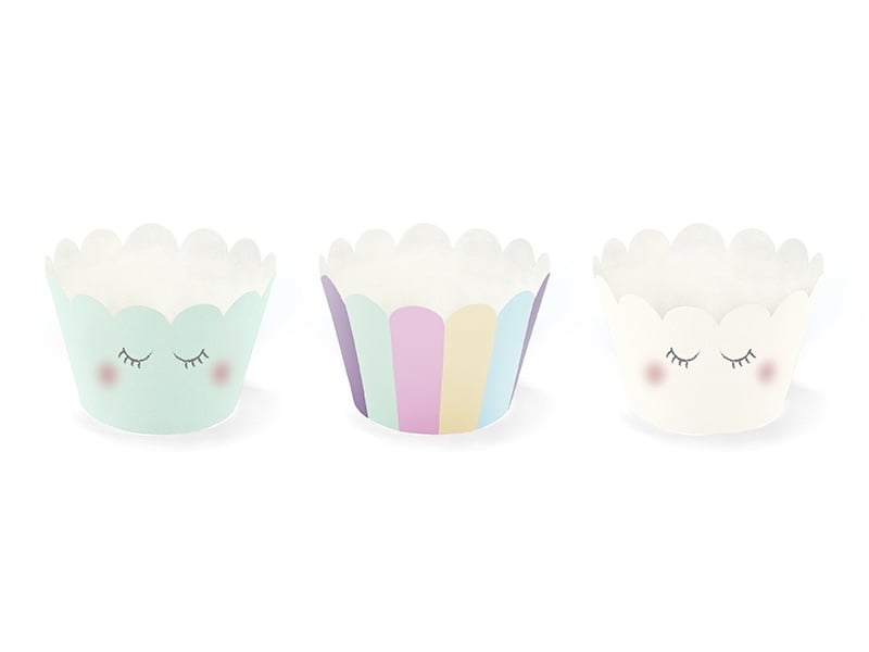 Unicorn Cupcake Vormpjes 6st