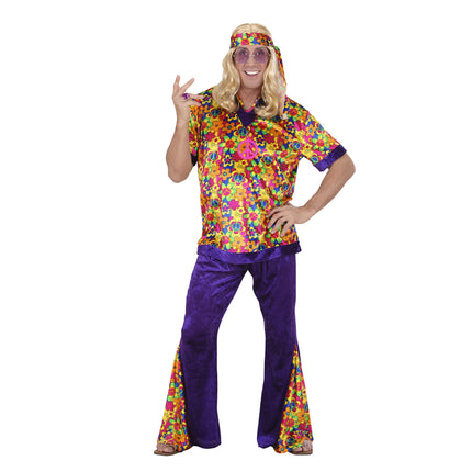 Hippie 60S Kostuum Gekleurd Heren