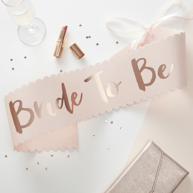 Roze Sjerp Bride To Be 75cm