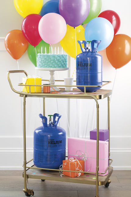 Helium Tank met 100 Ballonnen en Lint