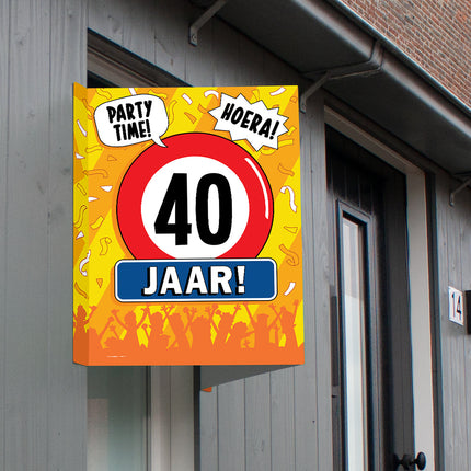 Raambord 40 jaar 60cm