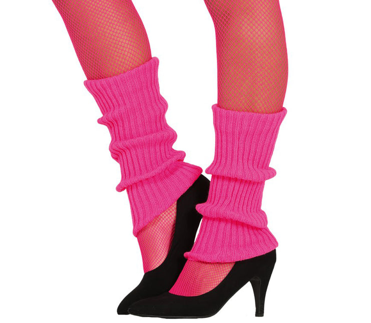 Neon Roze Beenwarmers