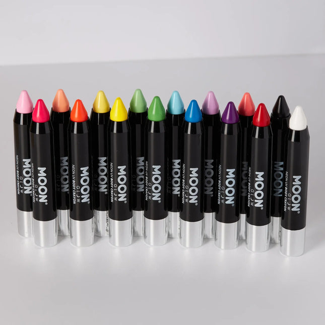 Moon Glow Pastel Neon UV Body Crayons Pastel Yellow 3.2g