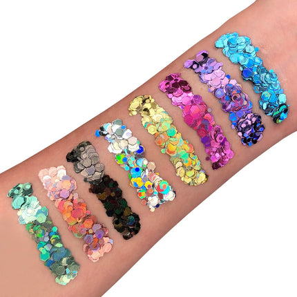 Moon Glitter Holographic Chunky Glitter Silver 3g