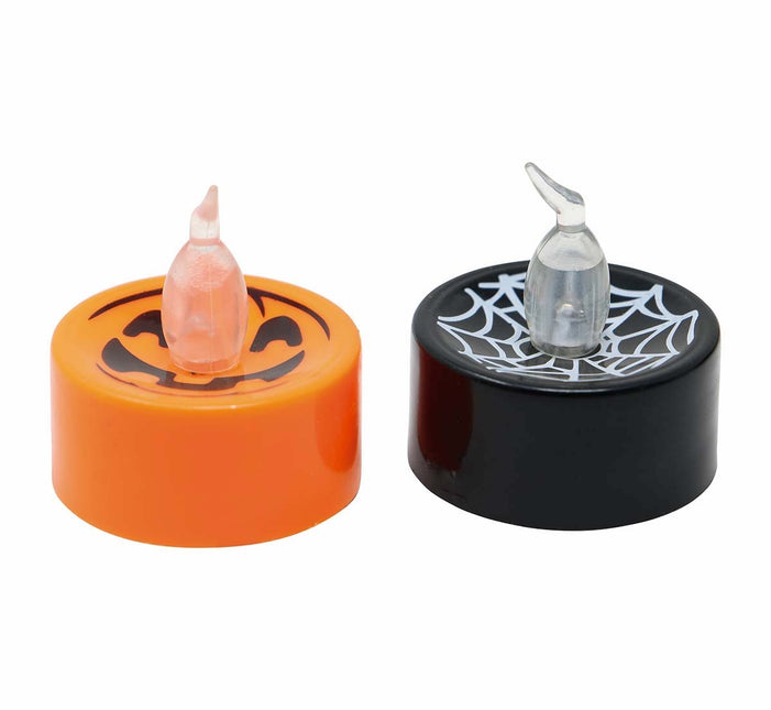 Halloween Nep Kaarsen Met Licht 4cm 24st