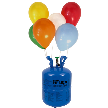 Helium Tank met 200 Ballonnen en Lint