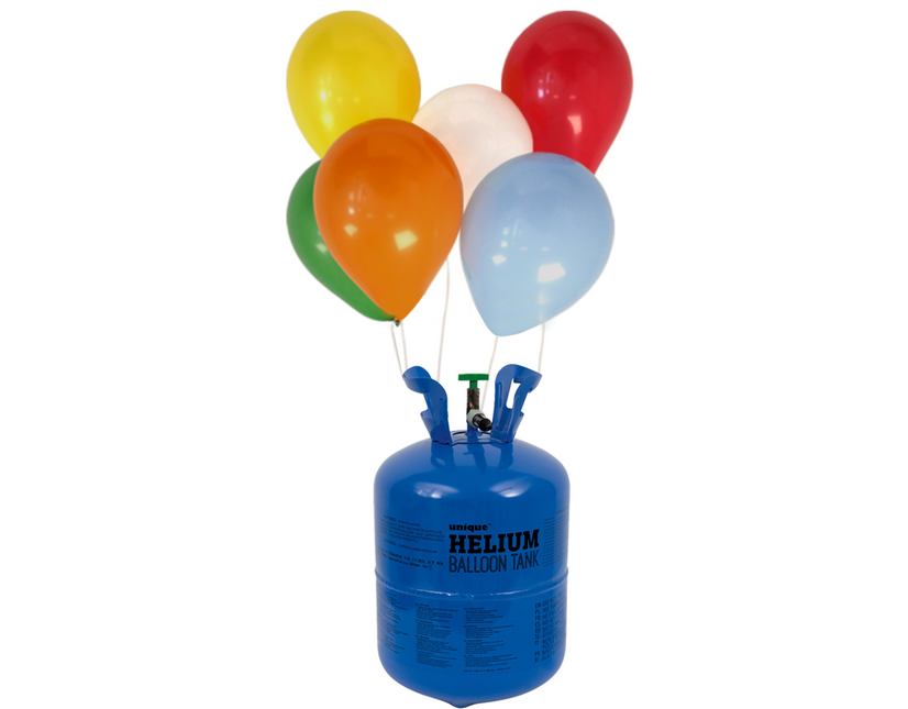 Helium Tank met 200 Ballonnen en Lint