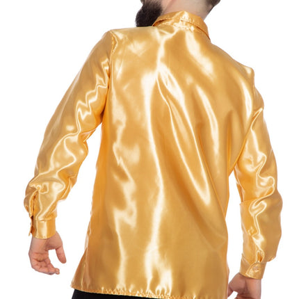 Disco Blouse Ruches Goud