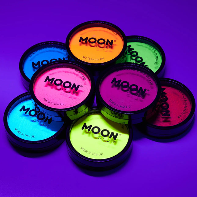 Moon Glow Neon UV Pro Face Paint Intense Yellow 36g