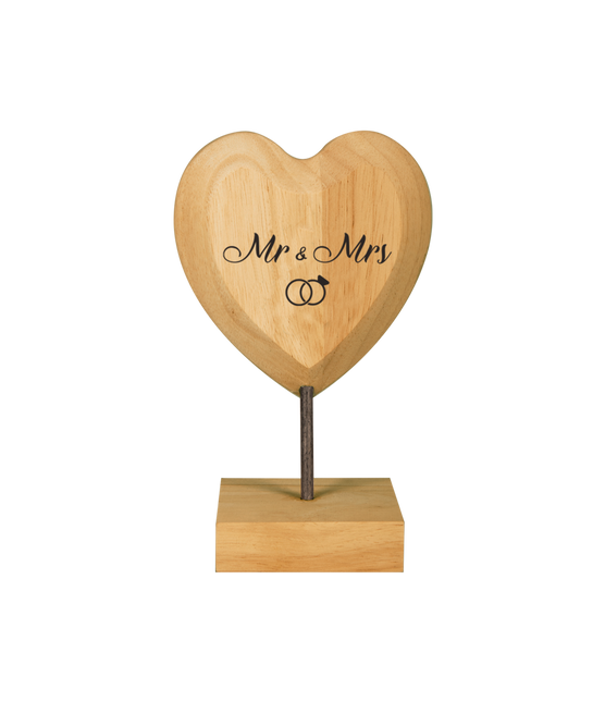 Houten Hart Mr. & Mrs.