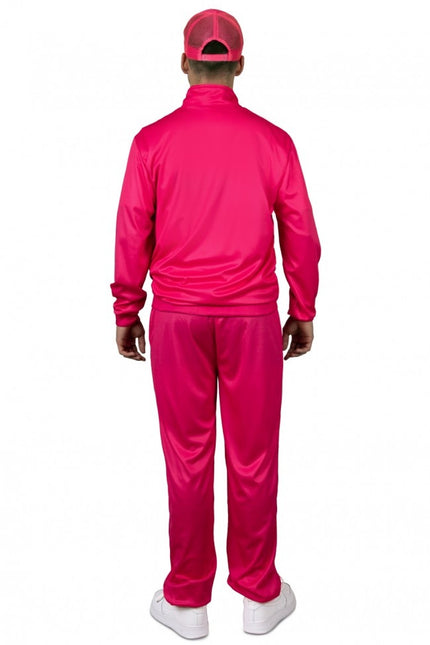 Trainingspak Heren Neon Pink