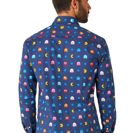 Pixel PAC-MAN Overhemd Heren OppoSuits