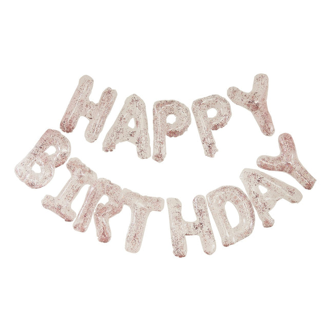 Happy Birthday Letterslinger Confetti 2m