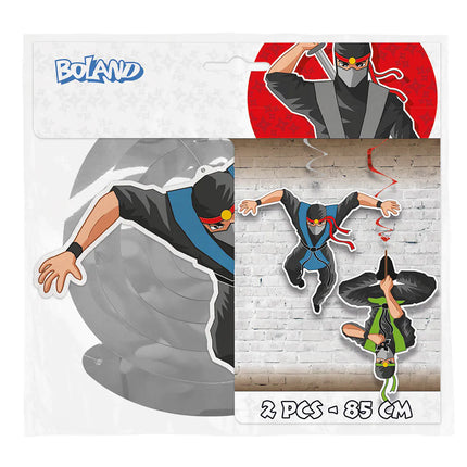 Ninja Hangdecoratie 85cm 2st