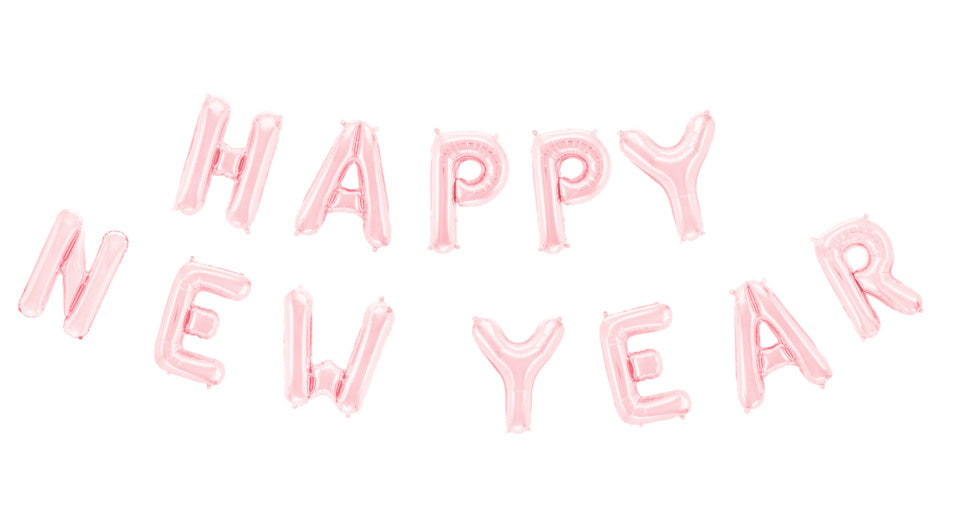 Letterslinger Happy New Year Rose Goud