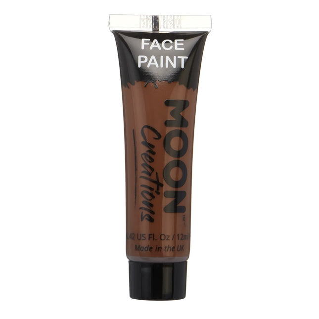 Moon Creations Face Paint Brown 12ml