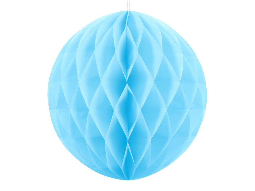 Honeycomb Bal Lichtblauw 20cm