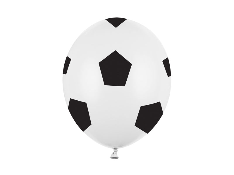 Ballonnen Voetbal 30cm 6st