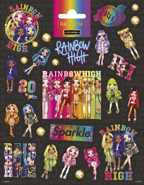 Rainbow High Stickers Groot