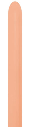 Modelleerballonnen Nozzle Up Peach Blush 5cm 152cm 50st