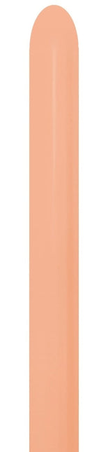 Modelleerballonnen Nozzle Up Peach Blush 5cm 152cm 50st