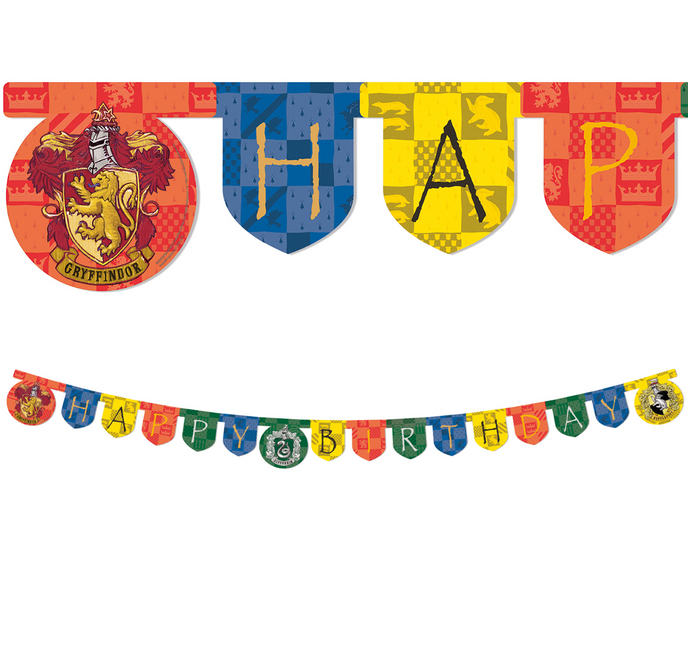 Harry Potter Happy Birthday Banner 2m