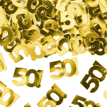 Tafelconfetti 50 Jaar Goud