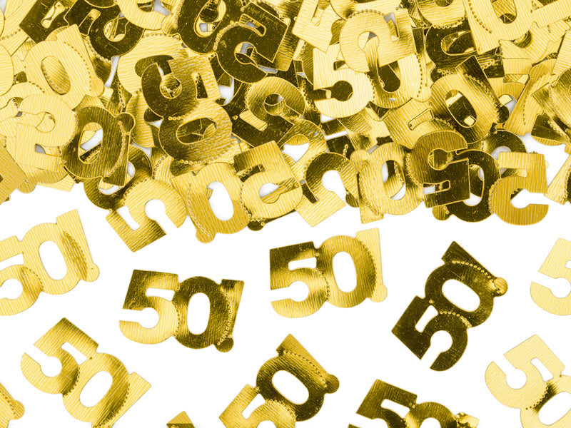 Tafelconfetti 50 Jaar Goud