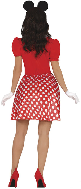 Minnie Mouse Kostuum Rood Wit Dames