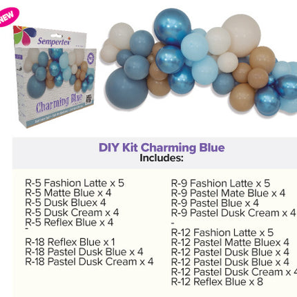 Ballonnen DIY Balloon Kit Charming Blue