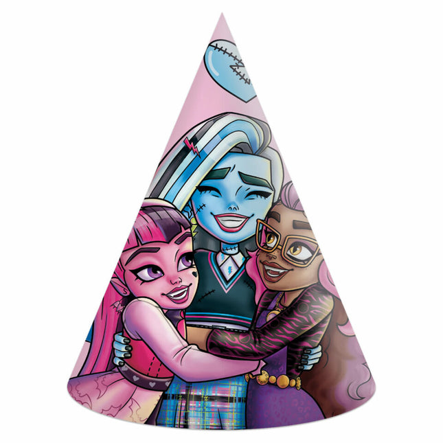 Monster High Feesthoedjes 6st