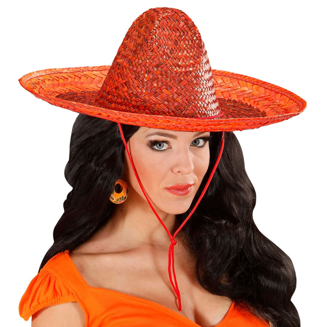 Oranje Sombrero 48cm