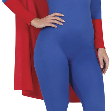 Supergirl Kostuum Blauw Dames