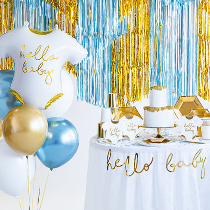 Geboorteslinger Hello Baby Goud 70cm