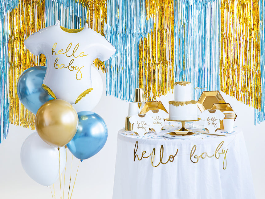 Geboorteslinger Hello Baby Goud 70cm